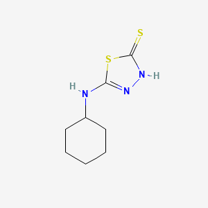 5-Cyclohexylamino-[1,3,4]thiadiazole-2-thiol