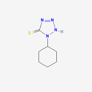 molecular formula C7H12N4S B1348868 1-Cyclohexyl-1H-tetrazole-5-thiol CAS No. 49847-44-1