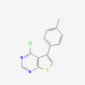 molecular formula C13H9ClN2S B1348871 4-Chloro-5-p-tolyl-thieno[2,3-d]pyrimidine CAS No. 374104-63-9