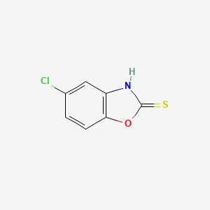 molecular formula C7H4ClNOS B1348873 5-Chloro-2-mercaptobenzoxazole CAS No. 22876-19-3