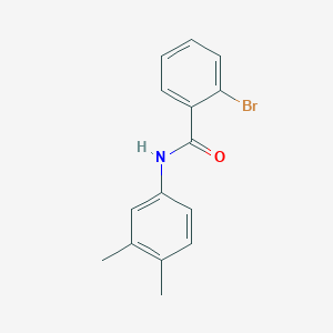 molecular formula C15H14BrNO B1348877 2-bromo-N-(3,4-dimethylphenyl)benzamide CAS No. 303991-53-9