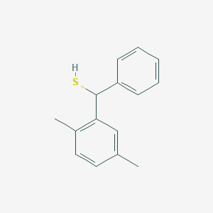 molecular formula C15H16S B13488895 (2,5-Dimethylphenyl)(phenyl)methanethiol 