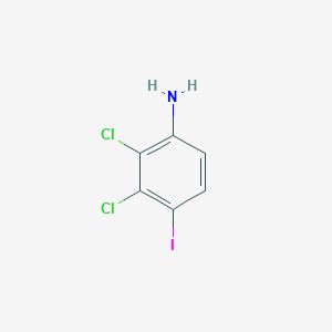 molecular formula C6H4Cl2IN B13488972 2,3-Dichloro-4-iodoaniline 