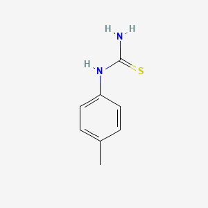 molecular formula C8H10N2S B1348918 p-Tolylthiourea CAS No. 622-52-6