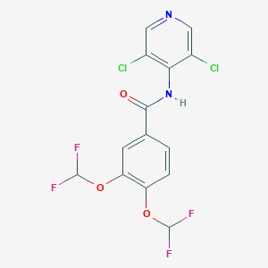 N-(3,5-dichloropyridin-4-yl)-3,4-bis(difluoromethoxy)benzamide