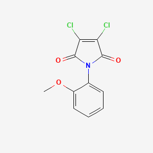 molecular formula C11H7Cl2NO3 B1348923 3,4-dichloro-1-(2-methoxyphenyl)-1H-pyrrole-2,5-dione CAS No. 29236-13-3
