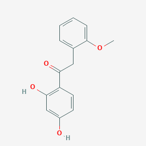 molecular formula C15H14O4 B1348940 1-(2,4-二羟基苯基)-2-(2-甲氧基苯基)乙酮 CAS No. 92549-46-7
