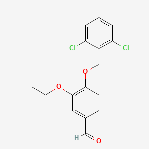 4-[(2,6-Dichlorobenzyl)oxy]-3-ethoxybenzaldehyde