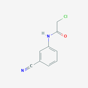 2-chloro-N-(3-cyanophenyl)acetamide