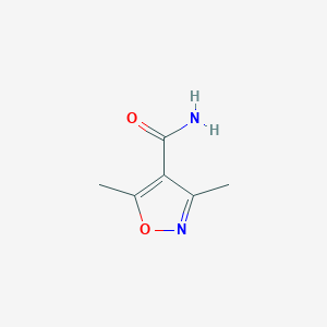 molecular formula C6H8N2O2 B1348976 3,5-Dimethylisoxazole-4-carboxamide CAS No. 74356-30-2