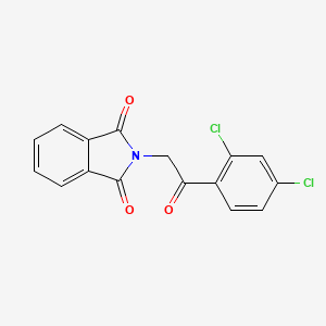 molecular formula C16H9Cl2NO3 B1348979 2-[2-(2,4-dichlorophenyl)-2-oxoethyl]-1H-isoindole-1,3(2H)-dione CAS No. 65146-53-4