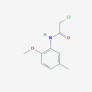 molecular formula C10H12ClNO2 B1348984 2-chloro-N-(2-methoxy-5-methylphenyl)acetamide CAS No. 85817-61-4