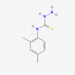 molecular formula C9H13N3S B1348985 4-(2,4-Dimethylphenyl)-3-thiosemicarbazide CAS No. 66298-09-7