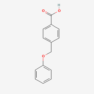 molecular formula C14H12O3 B1348988 4-(苯氧基甲基)苯甲酸 CAS No. 31719-76-3