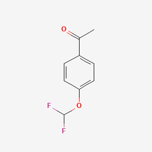 molecular formula C9H8F2O2 B1348990 1-[4-(Difluoromethoxy)phenyl]ethan-1-one CAS No. 83882-67-1