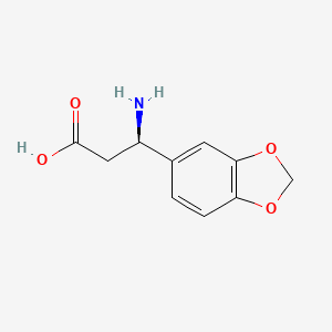 molecular formula C10H11NO4 B1348993 (R)-3-Amino-3-(benzo[d][1,3]dioxol-5-yl)propanoic acid CAS No. 723284-85-3