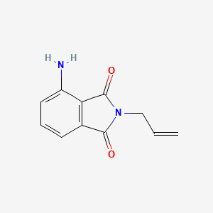 molecular formula C11H10N2O2 B13490101 2-Allyl-4-aminoisoindoline-1,3-dione 