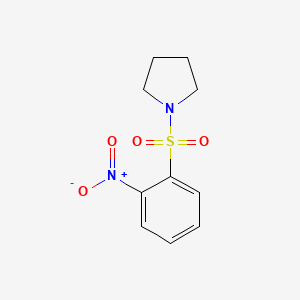 molecular formula C10H12N2O4S B1349012 1-((2-Nitrophenyl)sulfonyl)pyrrolidine CAS No. 327069-81-8