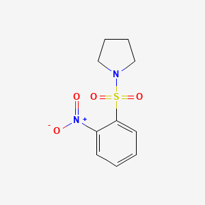 molecular formula C10H12N2O4S B1349012 1-[(2-Nitrophenyl)sulfonyl]pyrrolidine CAS No. 327069-81-8