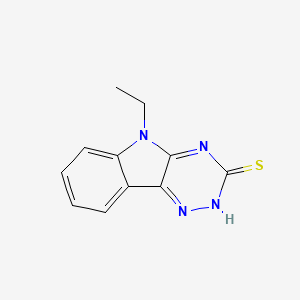 5-ethyl-5H-[1,2,4]triazino[5,6-b]indole-3-thiol