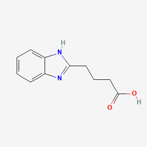 molecular formula C11H12N2O2 B1349024 4-(1H-benzimidazol-2-yl)butanoic acid CAS No. 50365-32-7