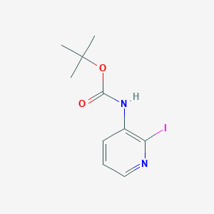 molecular formula C10H13IN2O2 B13490368 tert-butyl N-(2-iodopyridin-3-yl)carbamate 