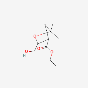 molecular formula C10H16O4 B13490613 Ethyl 3-(hydroxymethyl)-1-methyl-2-oxabicyclo[2.1.1]hexane-4-carboxylate 