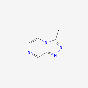 molecular formula C6H6N4 B1349077 3-Methyl-[1,2,4]triazolo[4,3-a]pyrazine CAS No. 33590-17-9