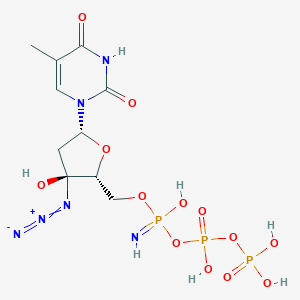 molecular formula C10H17N6O13P3 B134908 Aztmppnp CAS No. 141171-21-3