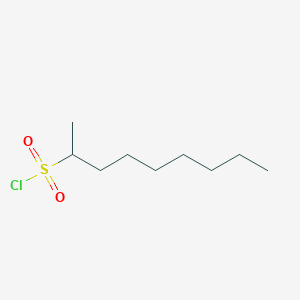 molecular formula C9H19ClO2S B13490866 Nonane-2-sulfonyl chloride 