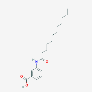 molecular formula C19H29NO3 B1349087 3-(Dodecanoylamino)benzoic acid CAS No. 79564-74-2