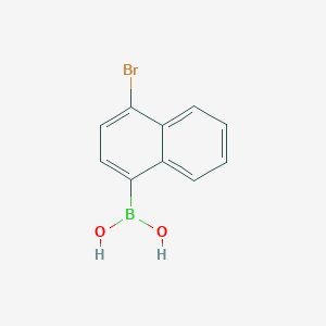 molecular formula C10H8BBrO2 B134909 (4-Bromonaphthalen-1-yl)boronic acid CAS No. 145965-14-6