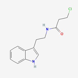 3-Chloro-N-[2-(1H-indol-3-yl)ethyl]propanamide