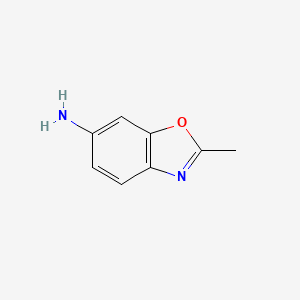 molecular formula C8H8N2O B1349104 2-Methyl-1,3-benzoxazol-6-amine CAS No. 5676-60-8