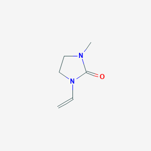 molecular formula C6H10N2O B13491158 1-Ethenyl-3-methylimidazolidin-2-one 