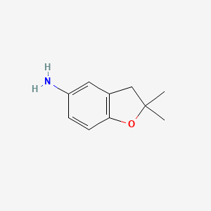 molecular formula C10H13NO B1349124 2,2-Dimethyl-2,3-dihydro-1-benzofuran-5-amine CAS No. 31010-94-3