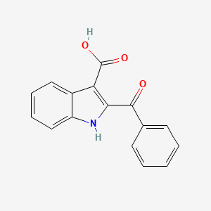 molecular formula C16H11NO3 B1349137 2-benzoyl-1H-indole-3-carboxylic acid CAS No. 74588-82-2