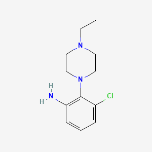 molecular formula C12H18ClN3 B1349145 3-Chloro-2-(4-ethylpiperazin-1-yl)aniline CAS No. 714282-41-4