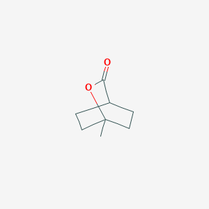 molecular formula C8H12O2 B13491509 1-Methyl-2-oxabicyclo[2.2.2]octan-3-one 