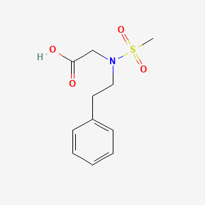 (Methanesulfonyl-phenethyl-amino)-acetic acid