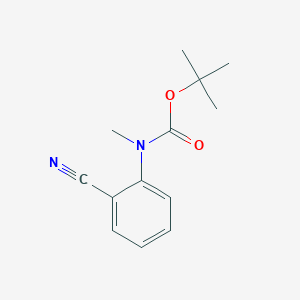 molecular formula C13H16N2O2 B13491604 Tert-butyl (2-cyanophenyl)(methyl)carbamate 