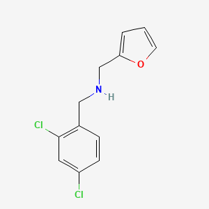 molecular formula C12H11Cl2NO B1349164 (2,4-Dichloro-benzyl)-furan-2-ylmethyl-amine CAS No. 725226-21-1
