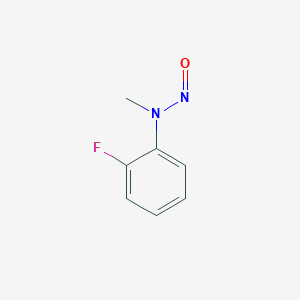 molecular formula C7H7FN2O B13491720 2-fluoro-N-methyl-N-nitrosoaniline 