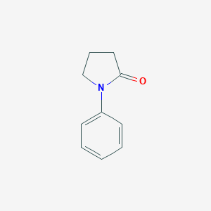 molecular formula C10H11NO B134918 1-Phenylpyrrolidin-2-one CAS No. 4641-57-0