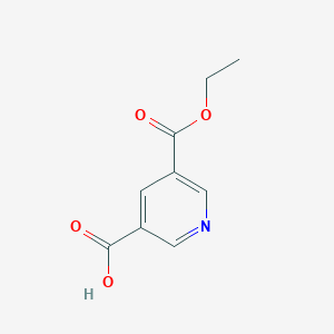 molecular formula C9H9NO4 B1349208 5-(Ethoxycarbonyl)nicotinic acid CAS No. 84254-37-5
