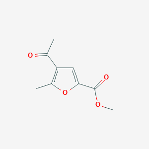 molecular formula C9H10O4 B1349212 Methyl 4-acetyl-5-methylfuran-2-carboxylate CAS No. 29172-10-9