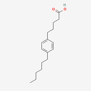 molecular formula C17H26O2 B13492152 5-(4-Hexylphenyl)pentanoic acid 