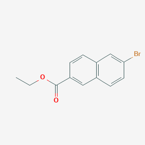 molecular formula C13H11BrO2 B1349220 Ethyl 6-bromonaphthalene-2-carboxylate CAS No. 86471-14-9