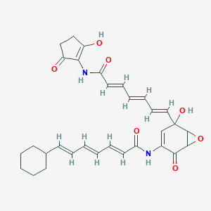 molecular formula C31H34N2O7 B134923 Manumycin F CAS No. 156317-47-4