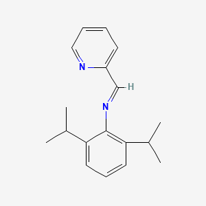 molecular formula C18H22N2 B1349239 trans-2,6-Diisopropyl-N-(2-pyridylmethylene)aniline CAS No. 149810-35-5